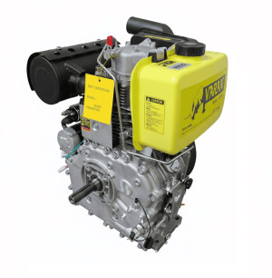 Varan Motors - 92687 Moteur Diesel 18CV 660cc mono cylindre vertical avec sortie 1'' (25.4mm) + Démarrage Electrique