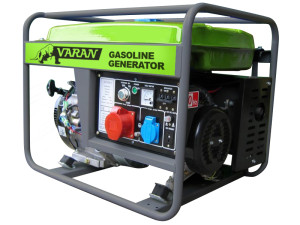 Varan Motors - 92521 Groupe électrogène essence 7.0 kVA 1x 400V 1x 230V 1x 12VDC