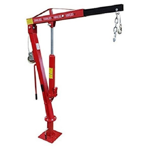 Varan Motors - NEPTC-03 Grue de levage / chèvre 900Kg pour remorque, pick-up, hayon avec treuil