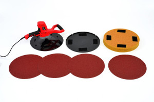 Varan Motors - DMJ-700F-5 Ponceuse orbitale pour Enduits ext. et int. 710w avec disques de 370mm
