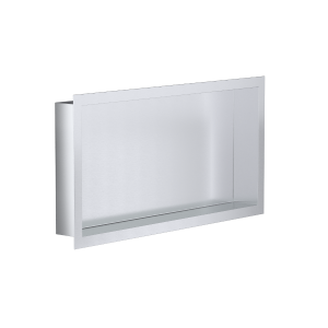 Bc-elec - NHNA306010-SS Niche de douche encastrable inox brossé 30x60x10cm avec rebord de 2cm, niche de salle de bain murale