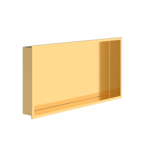 Bc-elec - NHNB306010-GOLD Niche de douche encastrable inox doré brossé 30x60x10cm avec rebord de 1cm, niche de salle de bain murale