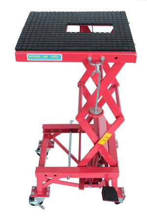 Varan Motors - NEMLT-18 Pont élévateur 135kg, plateforme élévatrice, béquille d'atelier pour moto, quad, scooter, tondeuse