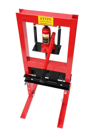 Varan Motors - NESP-06 Presse d'atelier hydraulique, 6 Tonnes avec piston