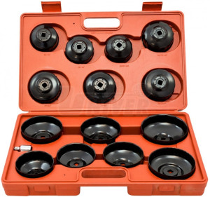 Varan Motors - VT01037 Jeu de cloches pour filtres à huile, 15 pièces 65-100mm