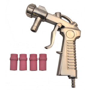 Varan Motors - NESB-14-1 Pistolet de sablage + 4 buses pour cabine de sablage et sableuse mobile