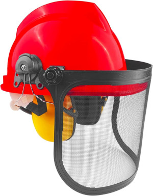 Varan Motors - tt-helmet-2025 Casque de protection pour travaux de jardinage, élagage. casque de sécurité, masque de sécurité