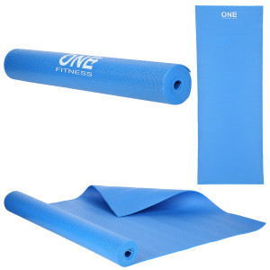 Mata fitness niebieska PVC YM01 One Fitness