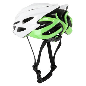 Kask rowerowy biało-zielony rozmiar L Nils Extreme MTW58