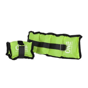 Obciążniki na ręce i nogi zielone 2x0,7kg WW01 One Fitness