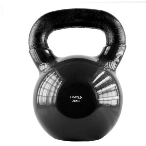 Kettlebell 28kg pokryty winylem hms KNV28 black