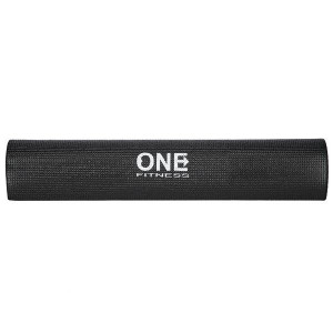 Mata fitness czarna PVC YM02 One Fitness