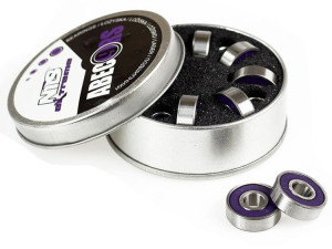 ŁOŻYSKA ABEC-9 RS PURPUROWY CARBON (8szt.) Nils Extreme