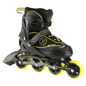 Łyżworolki NA11008 Nils Extreme czarno-żółte roz. M