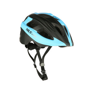 Kask ochronny na rower IN MOLD dla dziecka niebieski rozmiar M Nils Extreme MTV35J