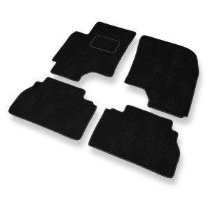 Tapis de Sol Velours adapté pour Chevrolet Epica Berline (2006-2011) - Premium tapis de voiture - noir