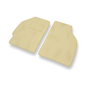 Tapis de Sol Velours adapté pour Fiat Punto II Hayon, Van (1999-2011) - Premium tapis de voiture - beige