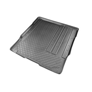 Tapis de coffre adapté pour Peugeot Traveller Van (01.2016-....) - bac de coffre - protection de coffre voiture - derrière la 2e rangée de sièges; si