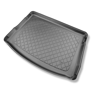 Tapis de coffre adapté pour Seat Leon IV Hayon (03.2020-....) - bac de coffre - protection de coffre voiture - coffre supérieur; aussi pour hybrides