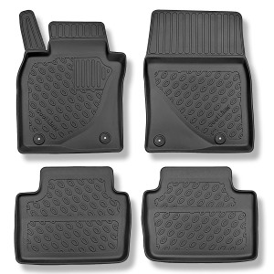Tapis de sol en TPE adapté pour Mazda CX-30 SUV (08.2019-....) - tapis de voiture - noir