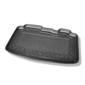 Tapis de coffre adapté pour Renault Modus I Monospace (01.2004-12.2007) - bac de coffre - protection de coffre voiture - banquette arrière coulissant