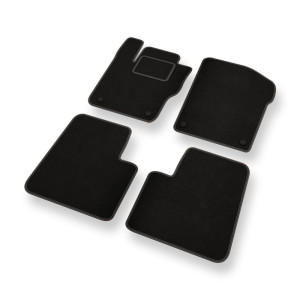 Tapis de Sol Velours adapté pour Mercedes-Benz Classe M W166 SUV (2012-2015) - Premium tapis de voiture - noir