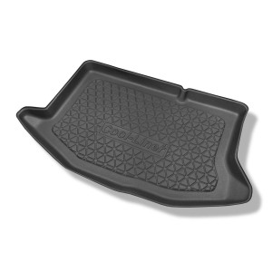 Tapis de coffre adapté pour Ford Fiesta VI Hayon (10.2008-06.2017) - bac de coffre - protection de coffre voiture - coffre inférieur; sans plancher d