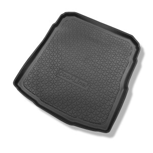 Tapis de coffre adapté pour Volkswagen Passat B8 Berline (12.2014-12.2021) - bac de coffre - protection de coffre voiture - coffre inférieur ; avec r