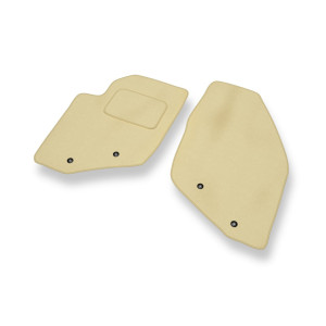 Tapis de Sol Velours adapté pour Volvo S60 I Berline (2000-2009) - Premium tapis de voiture - beige