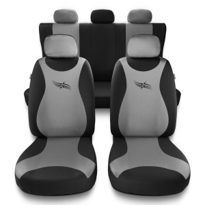 Housses de siège adaptées pour BMW X5 E53, E70, F15, G05 (2000-....) – housse siege voiture universelles - couverture siege – TR-S