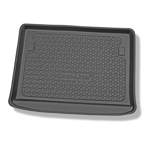 Tapis de coffre adapté pour Citroen DS5 Hayon (01.2012-12.2018) - bac de coffre - protection de coffre voiture - sans caisson de graves (sans système