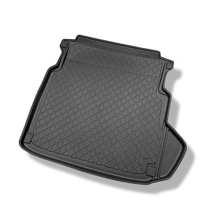 Tapis de coffre adapté pour Mercedes-Benz Classe E W211 Berline (2002-02.2009) - bac de coffre - protection de coffre voiture - sans cavité gauche ;