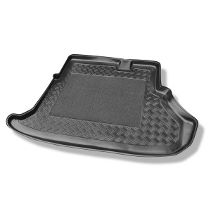 Tapis de coffre adapté pour Mitsubishi Lancer IX Berline (10.2007-08.2017) - bac de coffre - protection de coffre voiture - avec caisson de graves (s