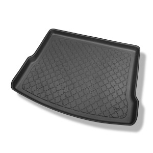 Tapis de coffre adapté pour Volkswagen Tiguan II SUV (05.2016-....) - bac de coffre - protection de coffre voiture - coffre supérieur (seuil de charg