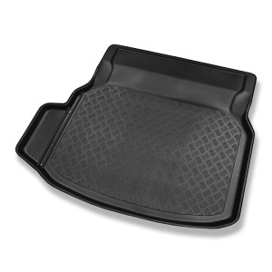 Tapis de coffre adapté pour Mercedes-Benz Classe C W204 Berline (04.2007-02.2014) - bac de coffre - protection de coffre voiture - sièges arrière rab