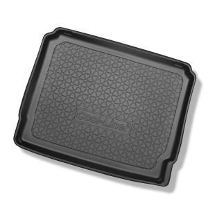 Tapis de coffre adapté pour Renault Clio IV Estate (03.2013-....) - bac de coffre - protection de coffre voiture - coffre inférieur (utilisation dans