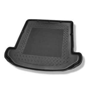 Tapis de coffre adapté pour Kia Sorento II SUV (2009-01.2015) - bac de coffre - protection de coffre voiture - 7 places; 3me rangée abaissée