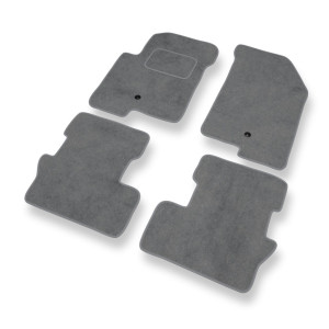 Tapis de Sol Velours adapté pour Dodge Caliber Hayon (2007-2011) - Premium tapis de voiture - gris