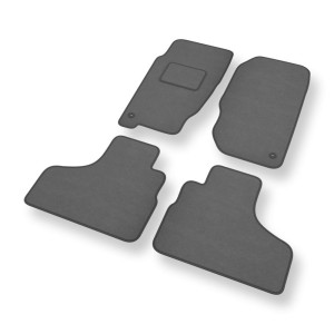 Tapis de Sol Velours adapté pour Jeep Liberty SUV (2001-2007) - Premium tapis de voiture - gris