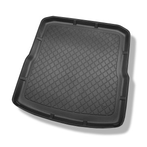 Tapis de coffre adapté pour Skoda Superb II 3T Break (11.2009-08.2015) - bac de coffre - protection de coffre voiture - sur le coffre inférieur et su