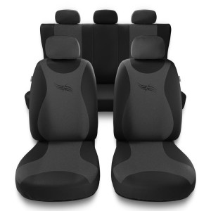 Housses de siège adaptées pour Daihatsu Sirion I, II (1998-2010) - housse siege voiture universelles - couverture siege - TR-G1