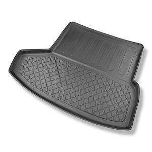 Tapis de coffre adapté pour Tesla Model S Coupé (01.2021-....) - bac de coffre - protection de coffre voiture - coffre arrière