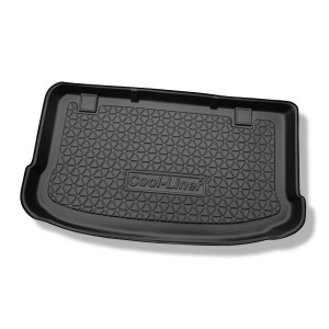 Tapis de coffre adapté pour Kia Venga Monospace (12.2009-07.2019) - bac de coffre - protection de coffre voiture - coffre supérieur