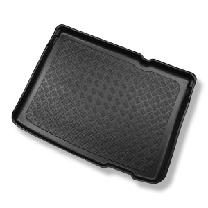 Tapis de coffre adapté pour Jeep Renegade SUV (09.2014-....) - bac de coffre - protection de coffre voiture - avec plancher amovible du coffre; pour
