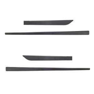 Plaques noires latérales de voiture pour Kia Picanto III Hayon (2017-....) 5 portes