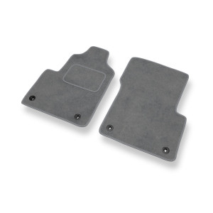 Tapis de Sol Velours adapté pour Renault Grand Espace III Monospace (1997-2003) - Premium tapis de voiture - gris