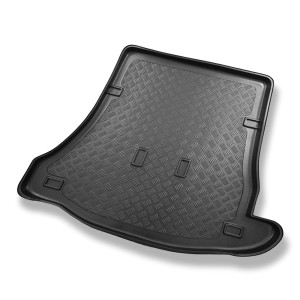 Tapis de coffre adapté pour Mitsubishi Pajero II Wagon SUV (1991-2000) - bac de coffre - protection de coffre voiture - 5/7 places; 3e rangée soulevé