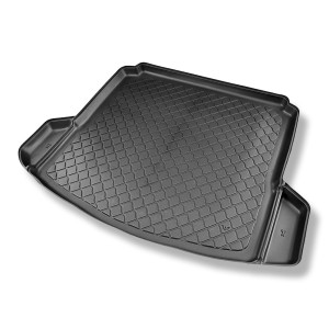 Tapis de coffre adapté pour Renault Megane IV GrandCoupé (01.2017-....) - bac de coffre - protection de coffre voiture - cavités amovibles