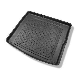 Tapis de coffre adapté pour Hyundai Ioniq Hayon (10.2016-....) - bac de coffre - protection de coffre voiture - coffre inférieur; sans plancher doubl