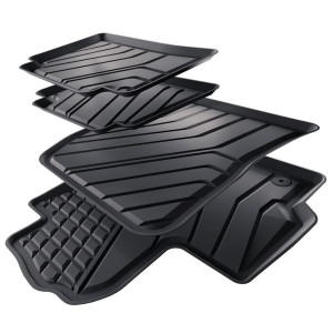 Tapis de sol en TPE adapté pour Suzuki Swace Break (11.2020-....) - tapis de voiture - noir